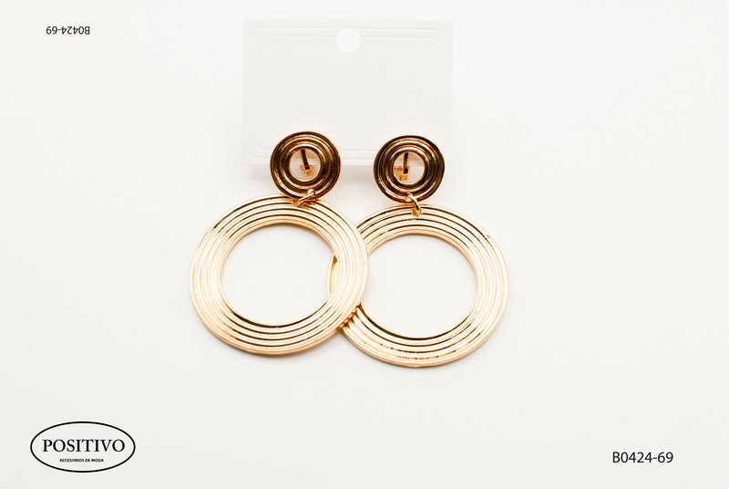 Caravana de clip dorada B0424