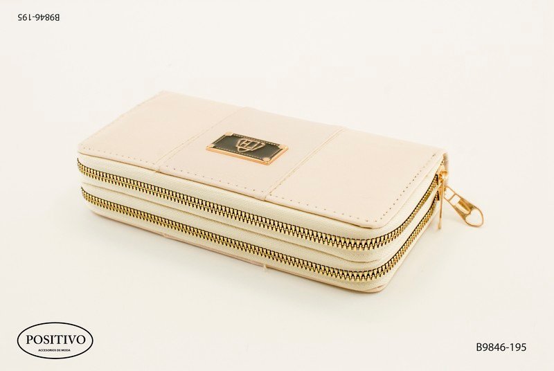 Billetera dama larga doble cierre B9846