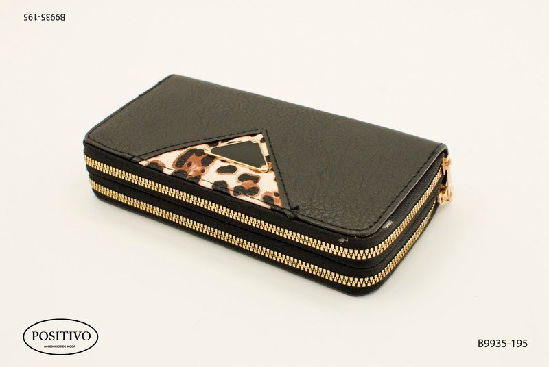 Billetera larga combinada doble cierre B9935