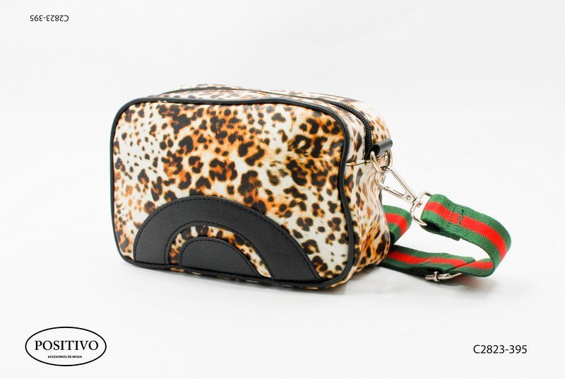 Morral atigrado con correa C2823