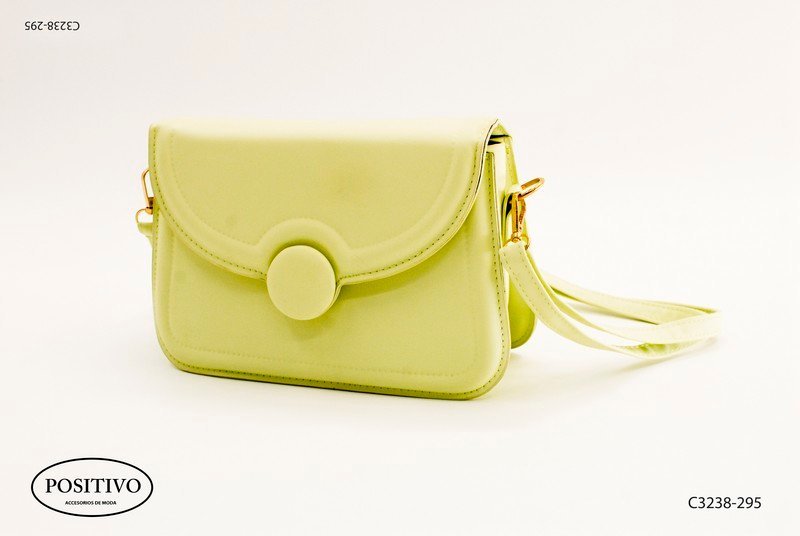 Cartera rígida con tapa y correa C3238