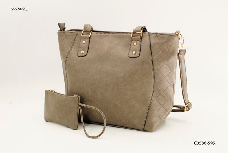 Cartera con monedero asas y correa C3586