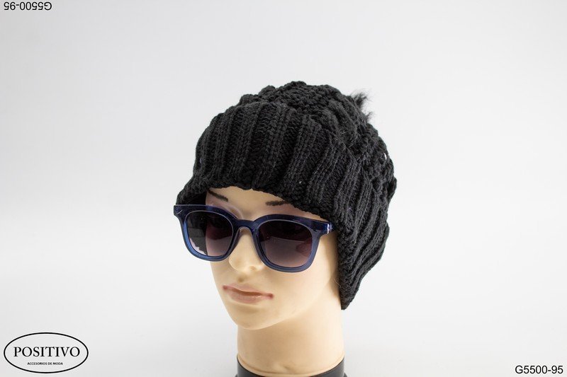 Gorro lana con pom pom G5500
