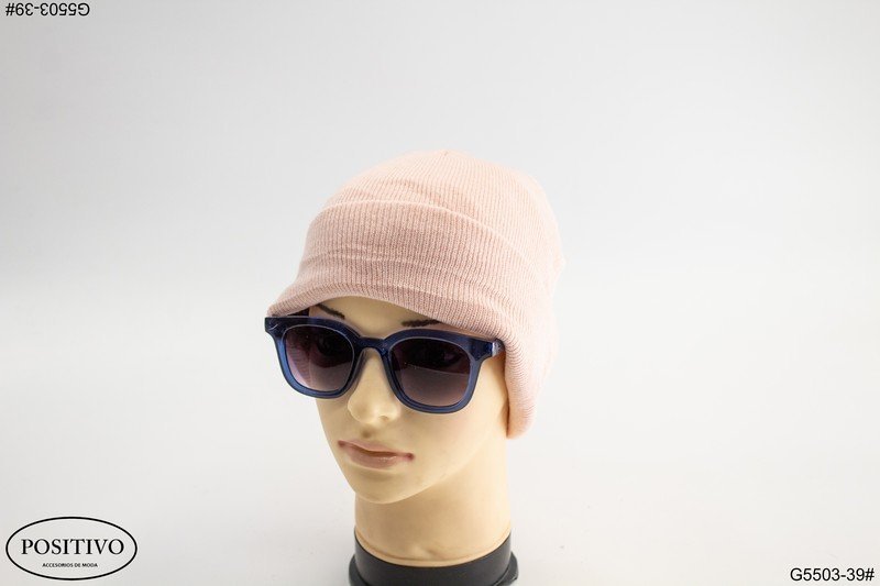 Gorro lana rosa G5503