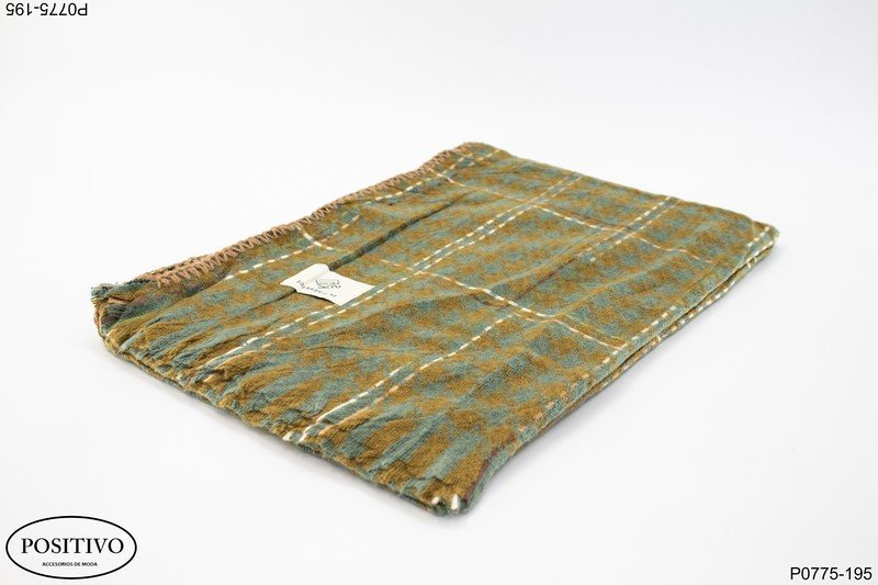 Pashmina con flecos cortos P0775