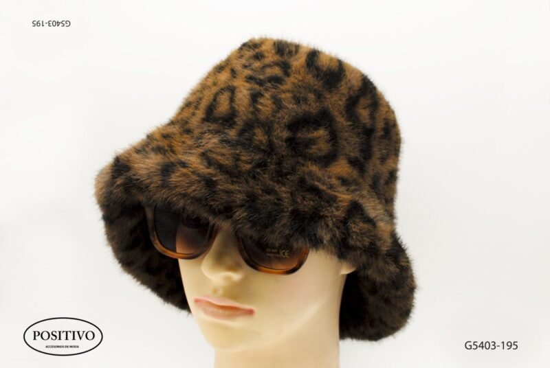 Sombrero dama animal print G5403