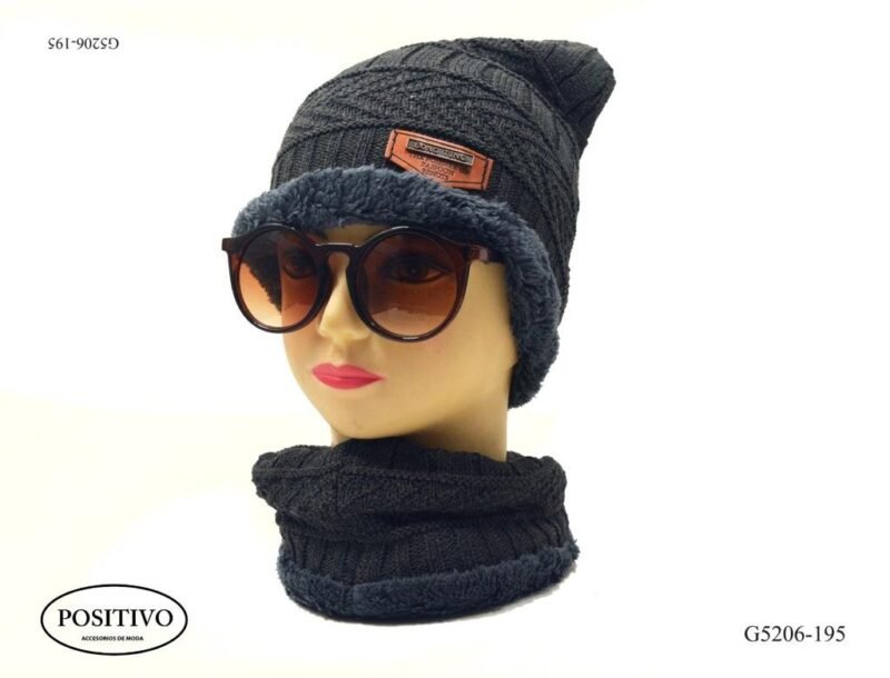 Conjunto gorro y cuello g5206