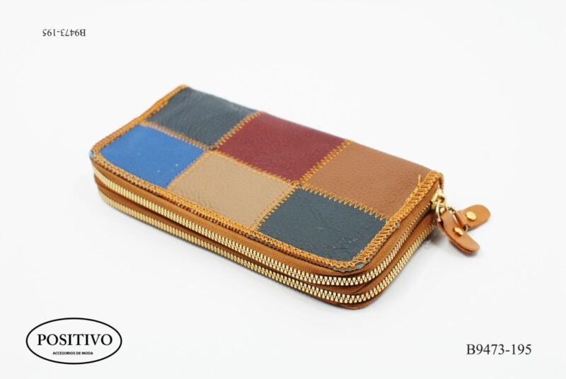 Billetera retazo cuero 9473