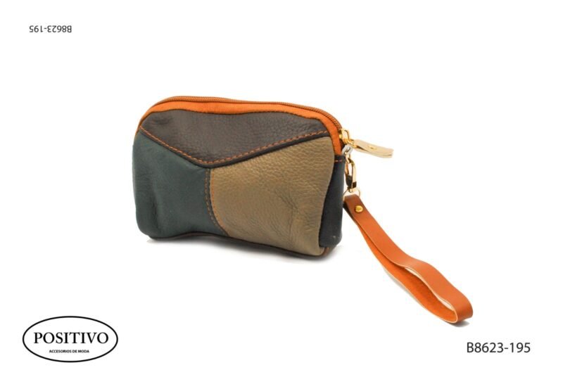 Monedero retazo cuero b8623