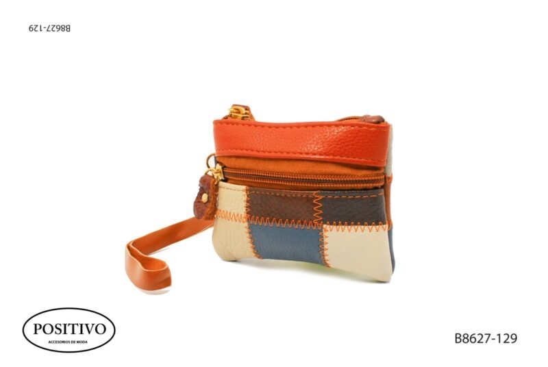 Monedero retazo cuero b8627