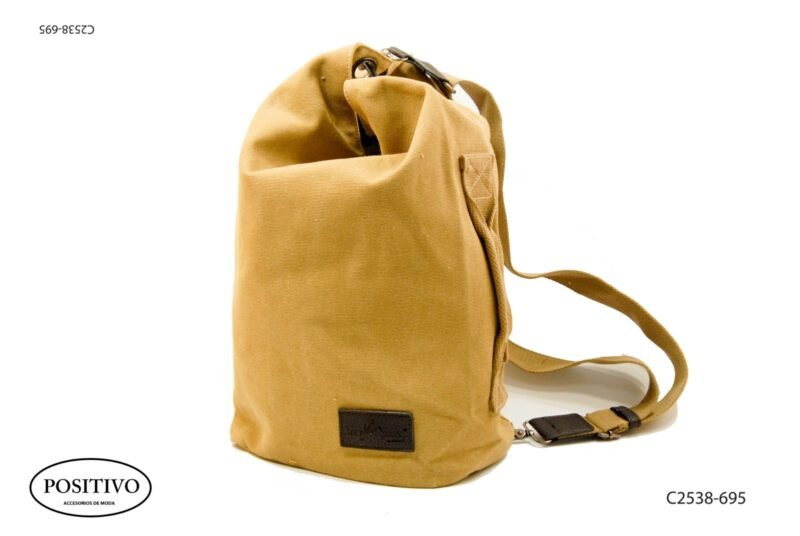 Mochila lona único color c2538