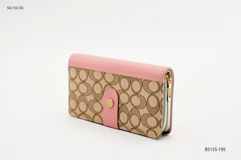 Billetera estampado de círculos entrelazados B5155