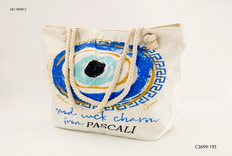 Bolso estampado con asas C3699