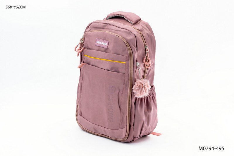 Mochila con bolsillos y asa M0794