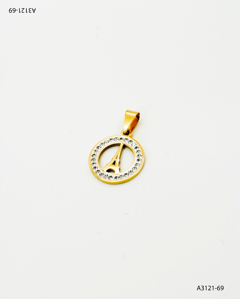 Dije en acero quirúrgico París A3121