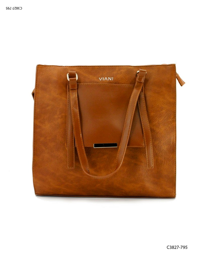 Cartera rígida Viani con asas y correa C3827