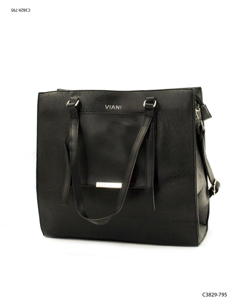 Cartera rígida Viani con asas y correa C3829