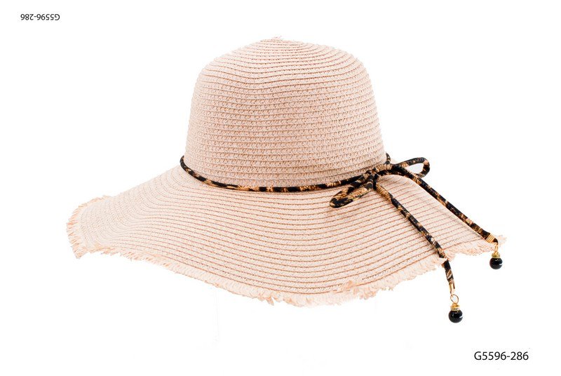 Capelina con cordón y borde desflecado G5596