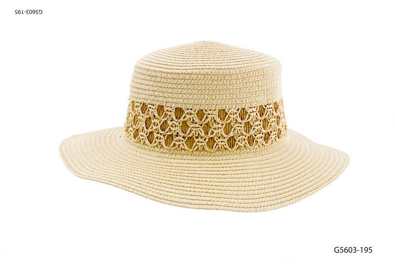 Sombrero con banda calada G5603