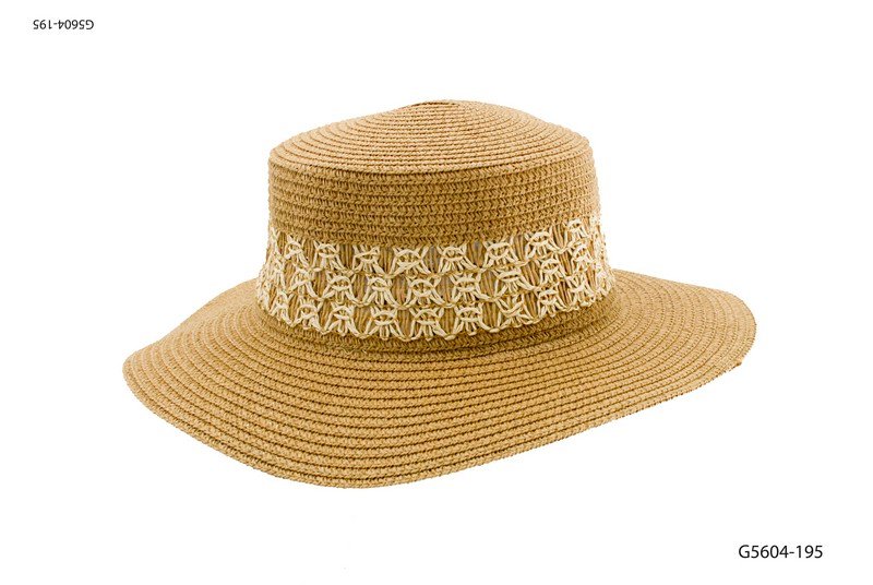 Sombrero con banda calada G5604