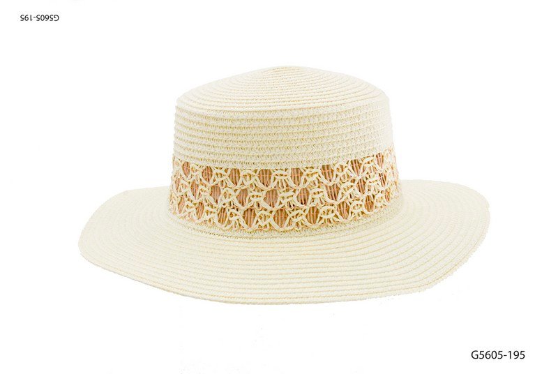 Sombrero con banda calada G5605