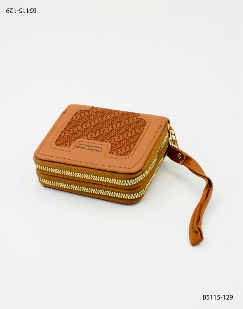 Billetera con doble cierre y correa de muñeca B5115