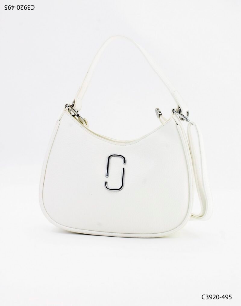 Cartera góndola con aplique en metal C3920