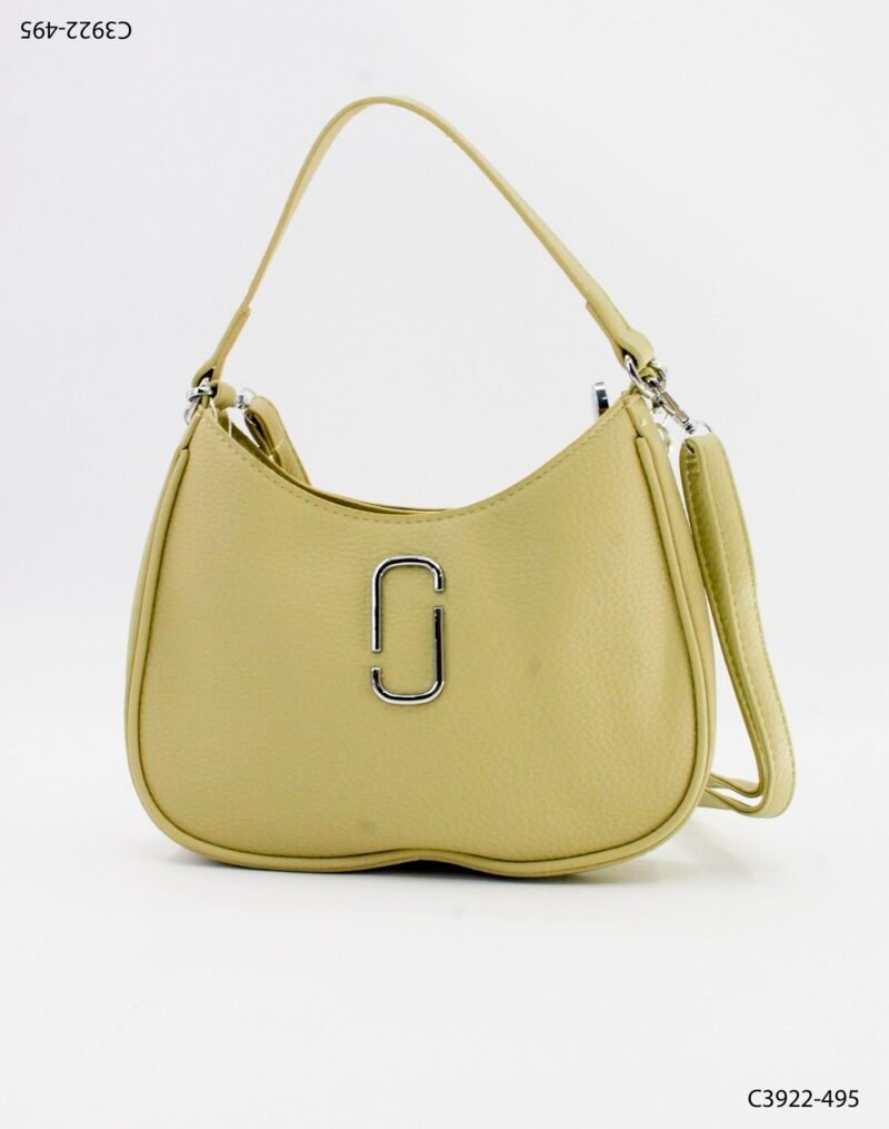 Cartera góndola con aplique en metal C3922