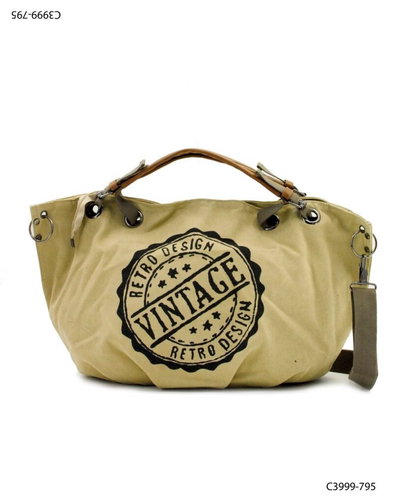 Bolso vintage retro con correa C3999