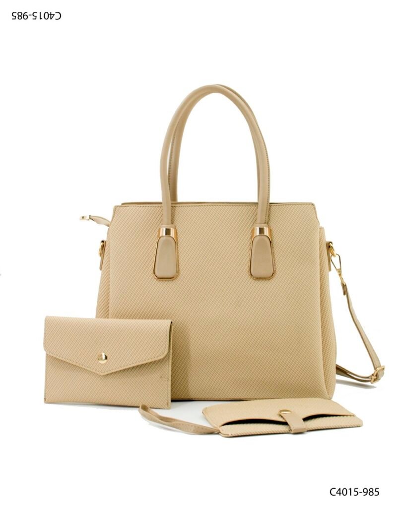 Cartera asas largas, correa y accesorios C4015