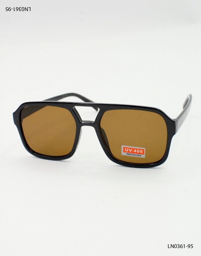 Lentes de sol con diseño geométrico y protección UV400 LN0360