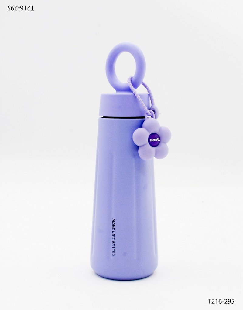 Botella tapa con asa con Detalle Floral T216