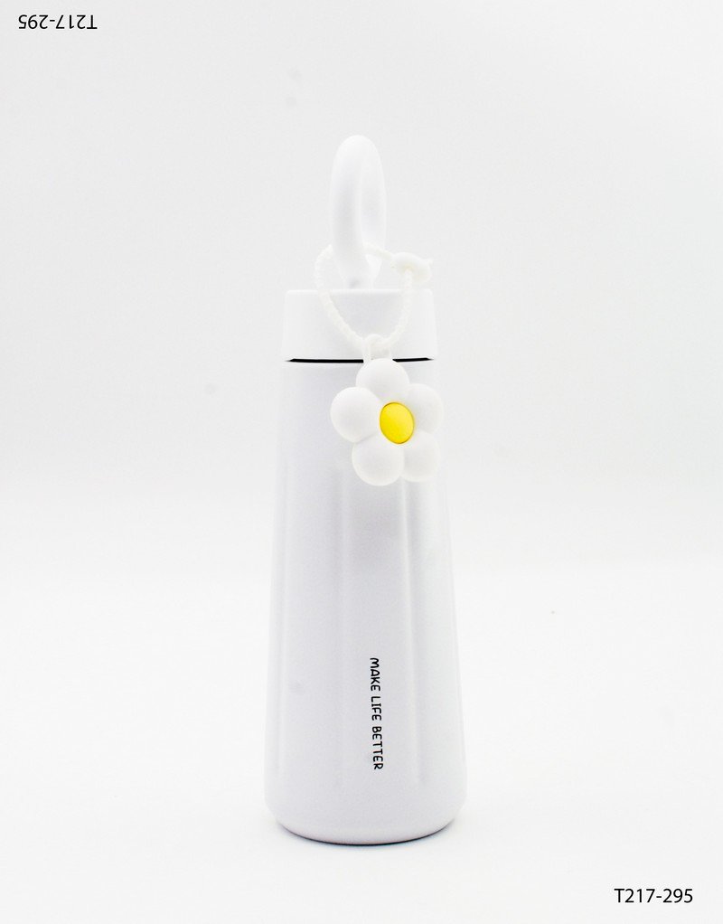 Botella tapa con asa con Detalle Floral T217