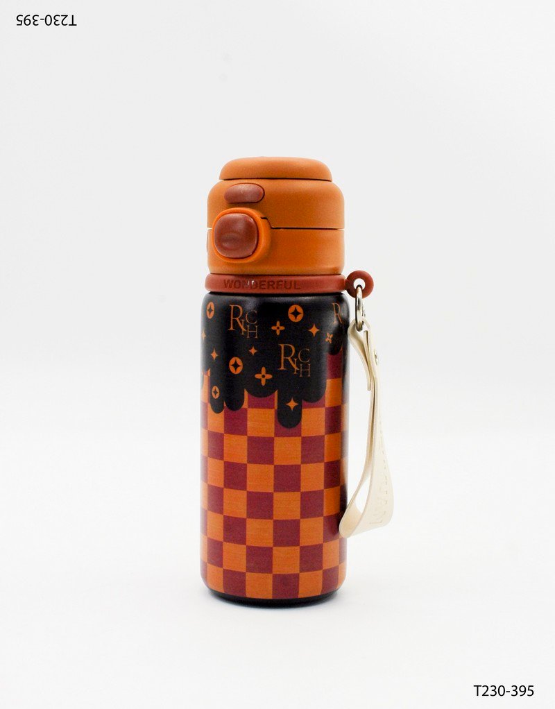 Botella térmica abstracta roja T230