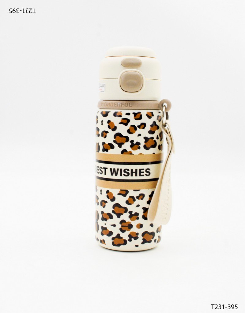 Botella térmica con estampado animal print T231