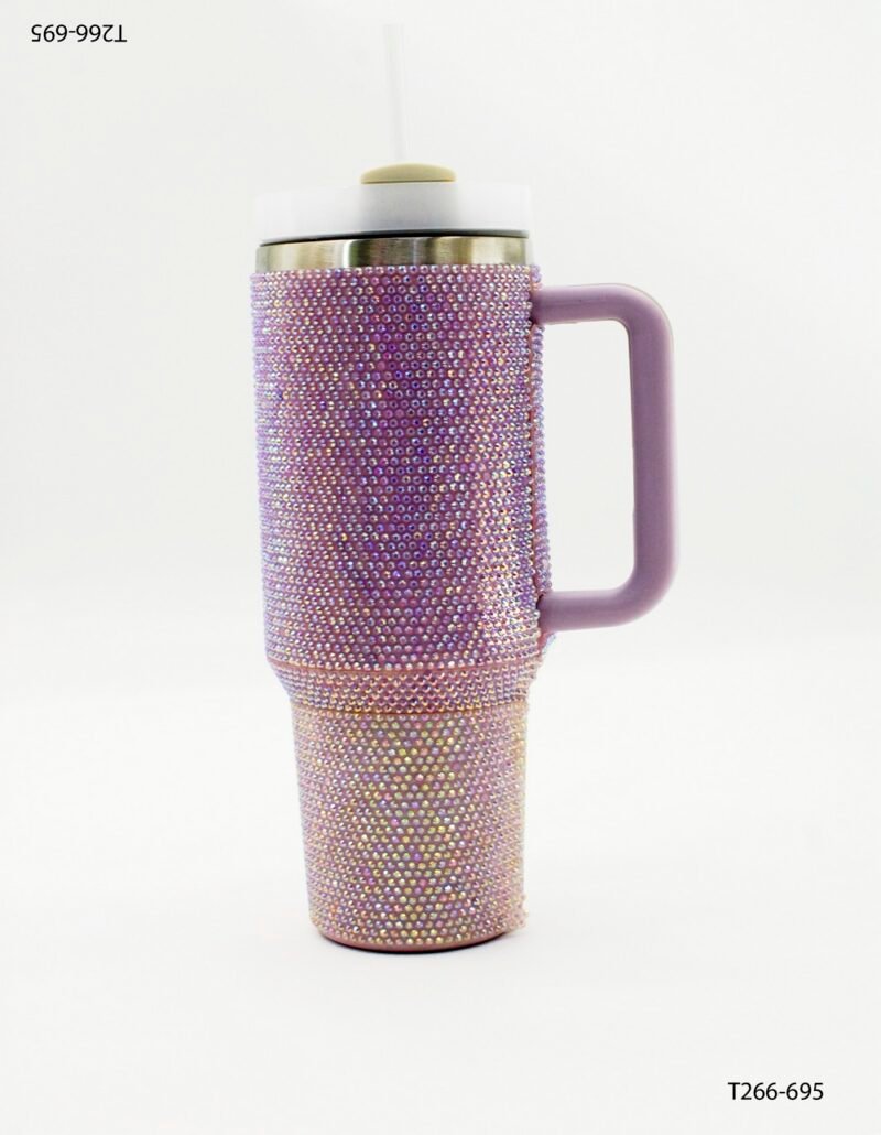 Vaso térmico con asa diseño diseño glamoroso y llamativo T266
