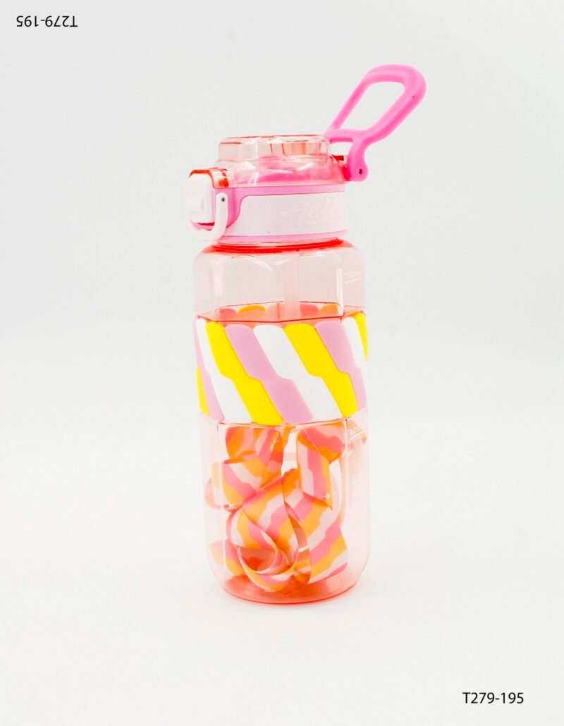 Esta botella de agua con diseño deportivo y moderno T279