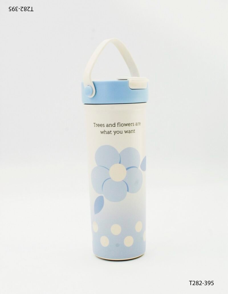 Vaso térmico con asa y tapa abatible T282
