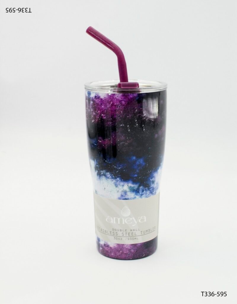 Vaso térmico con diseño floral T336