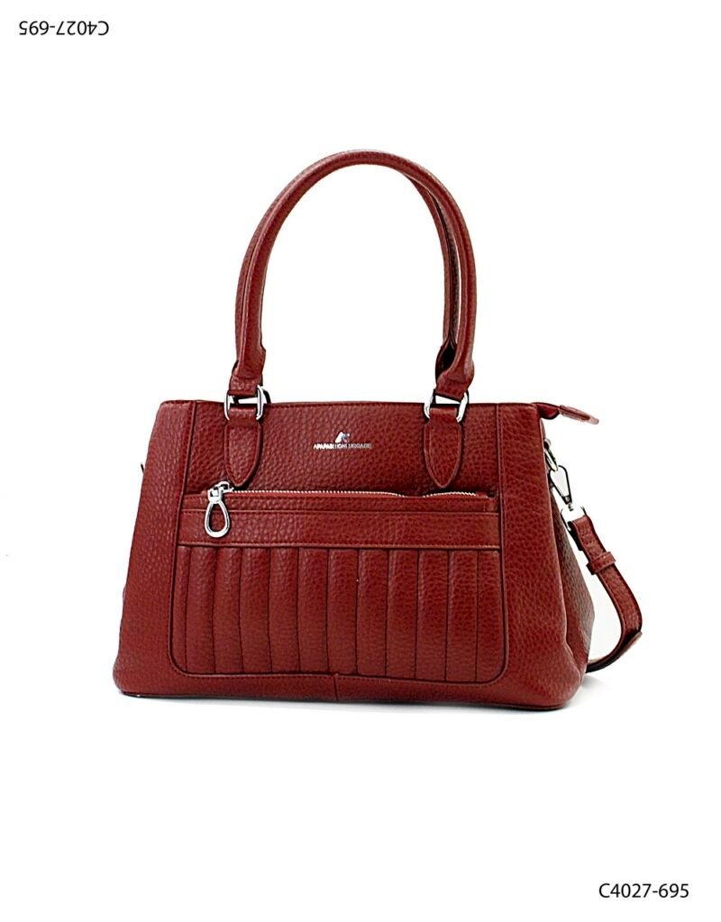 Cartera rígida con asas y correa C4027