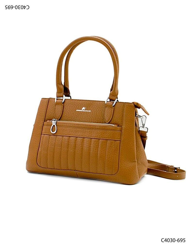 Cartera rígida con asas y correa C4030