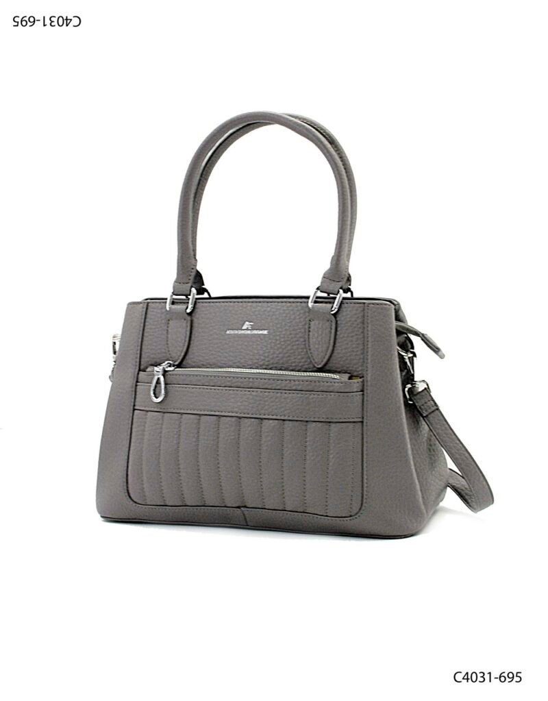 Cartera rígida con asas y correa C4031