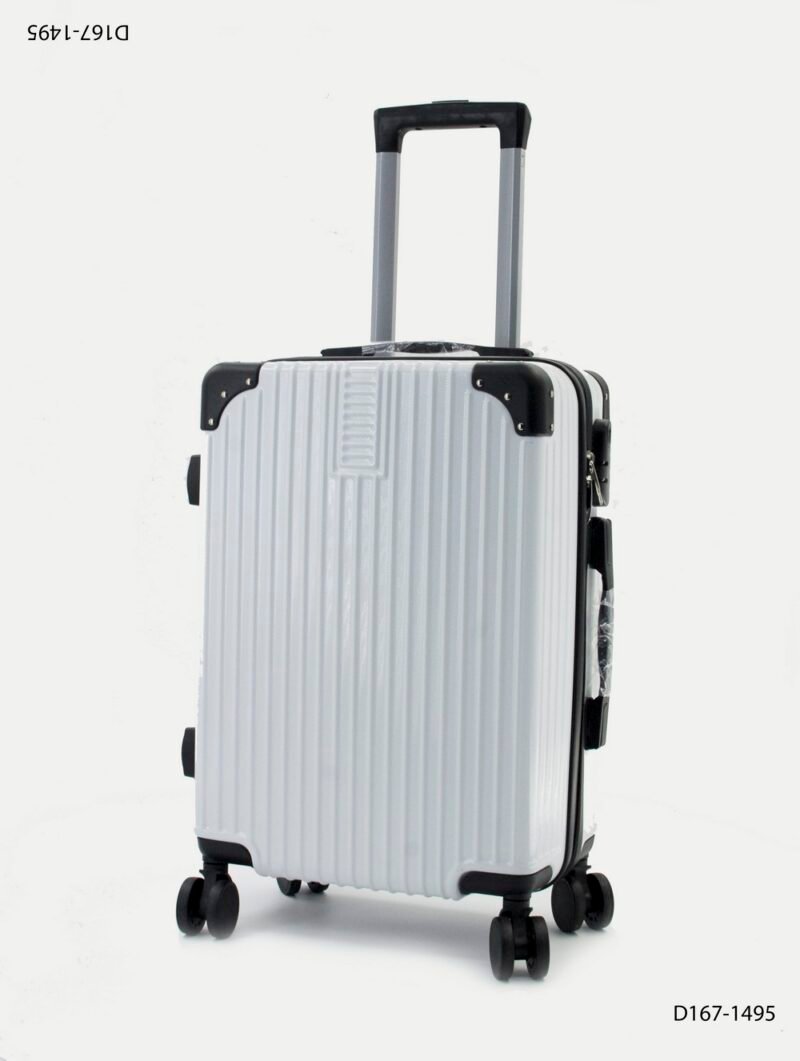 Valija con diseño vertical ruedas giratorias y manija telescópica D167