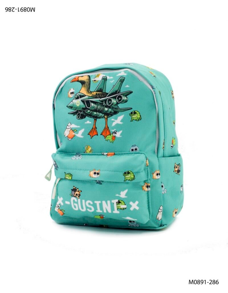 Mochila compacta infantil con bolsillos y correa ajustable M0891