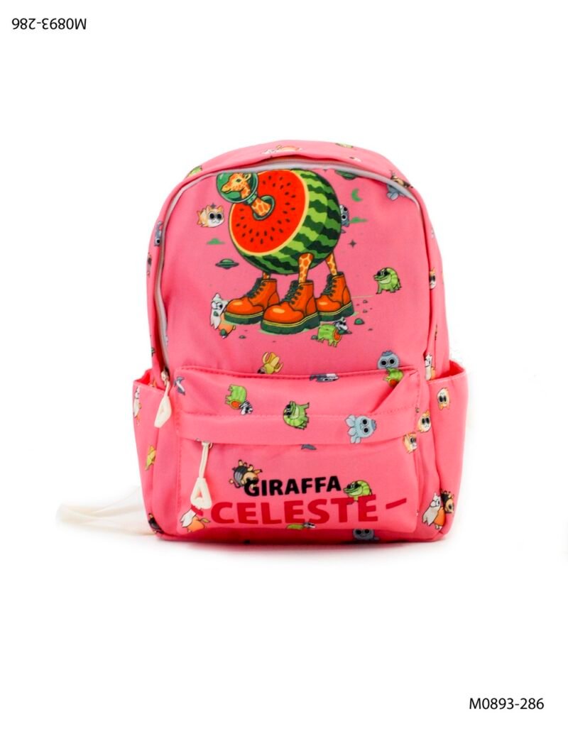Mochila compacta infantil con bolsillos y correa ajustable M0893