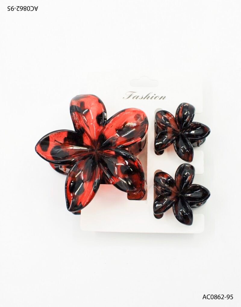 Set de hebillas florales AC0862