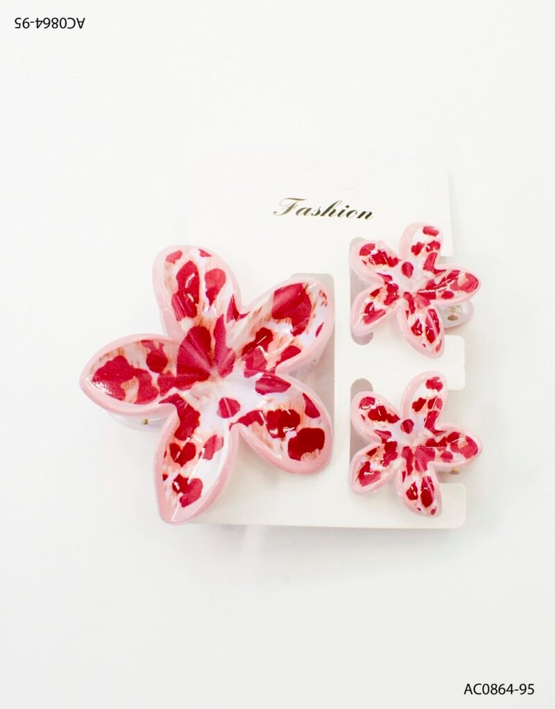 Set de hebillas florales AC0864