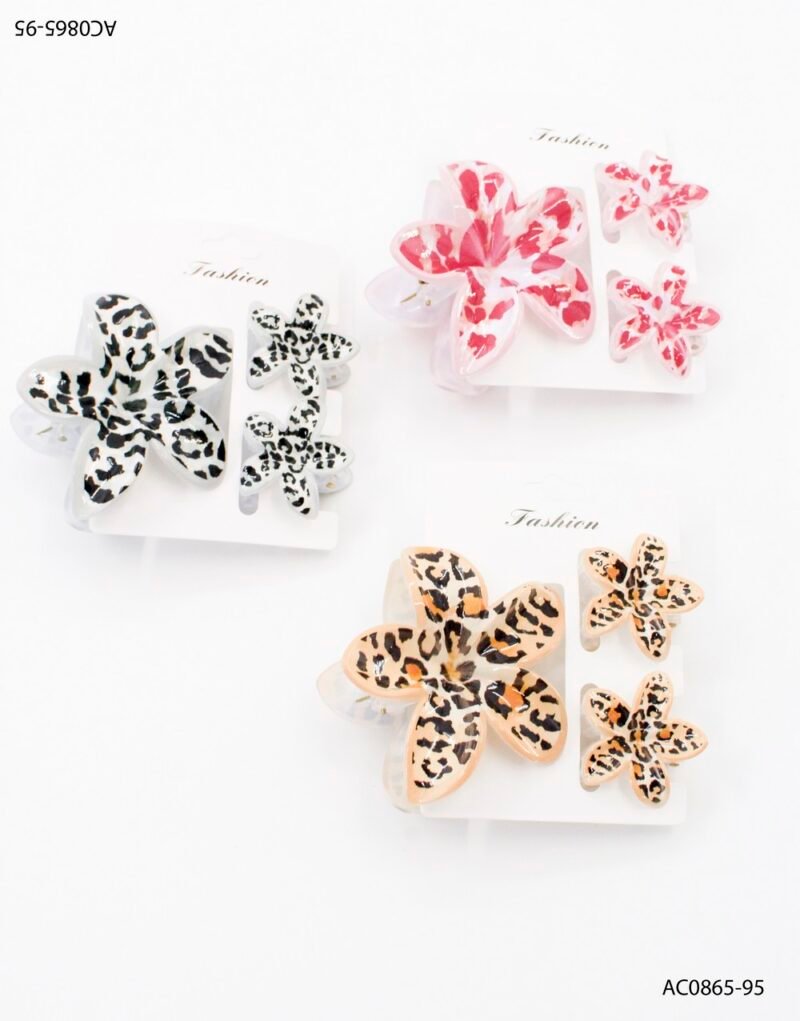 Set de hebillas florales AC0865