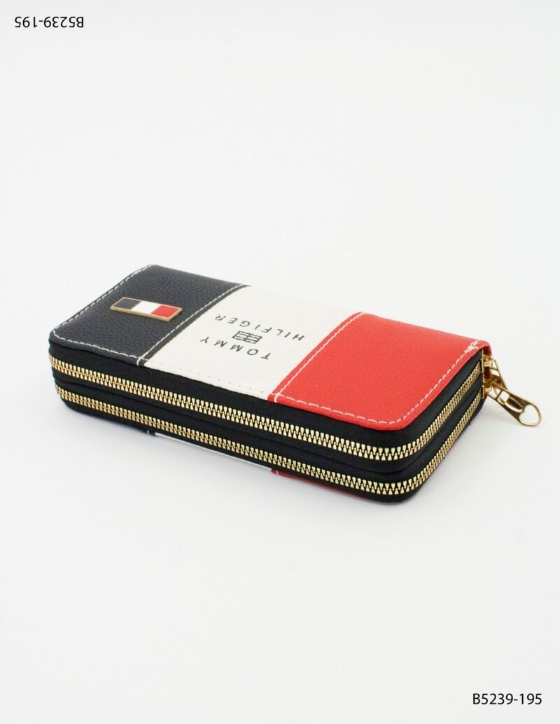 Billetera de doble cierre con un diseño deportivo y colorido B5239