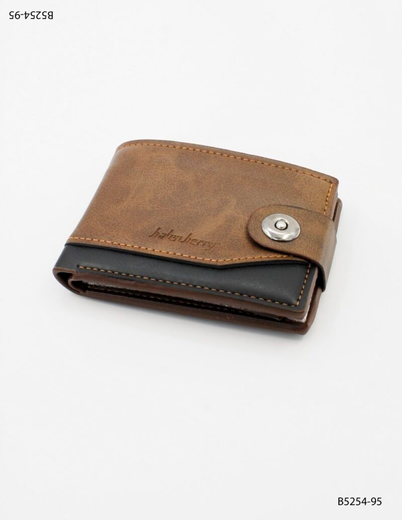 Billetera para hombre combinada con broche B5254